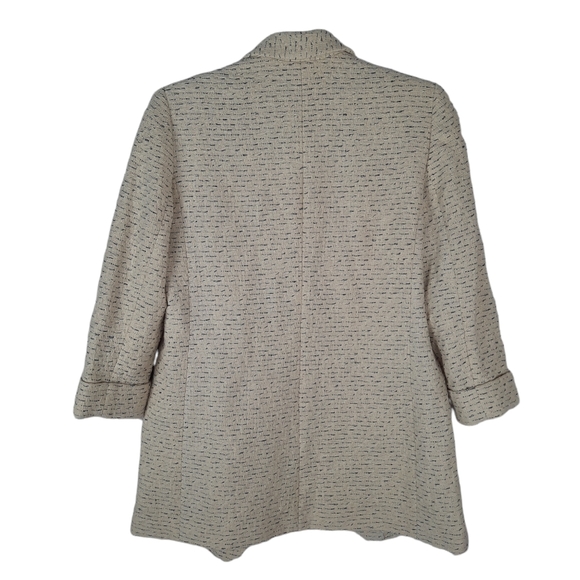 EXPRESS Notch Collar Tweed Boyfriend Blazer - Picture 6 of 16